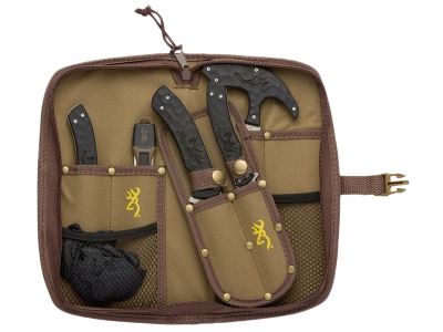 Browning 6-Piece Hunting Tool Set w/Case & Gloves