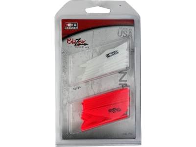 Bohning Blazer Vane Combo White/Hot Pink 36 pk.