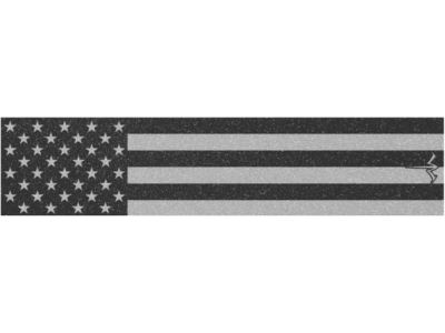 White Water Archery Reflective Arrow Wraps, Black American Flag, 15