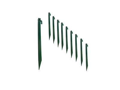 Darter Tent Blind Stake, 11.5" Durable Heavy Duty ABS Pegs 10pc, Green