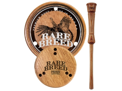 Primos Rare Breed Friction Call Attracts Turkeys Natural Glass/Wood