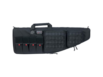 GPS Tactical AR Case w/ External Handgun Case, Pistol, Black