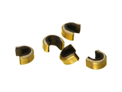 Saunders Archery Brass Nok Set, Yellow, 1000