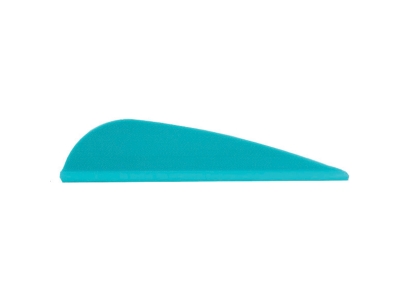 AAE Elite Plastifletch Vanes Teal 1.75 in. 100 pk.