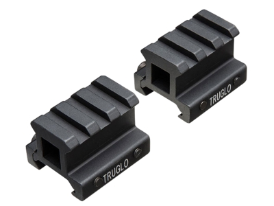 TruGlo Picatinny Riser Mount Set 0.75" Height 1.36" Length