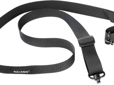 Bulldog Two Point Sling with Deluxe QD Push Button Swivels, Black