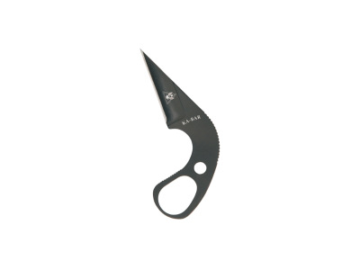 Ka-Bar 1.63" Fixed Drop Point 9Cr18MoV Steel Blade Black Handle