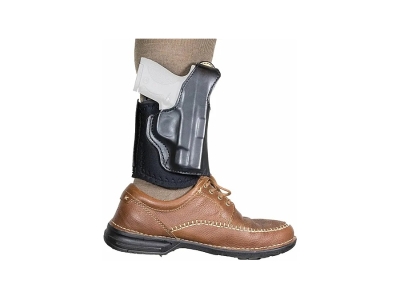 Desantis Gunhide Ankle Holster, Fits Taurus 85, S&W 36/60, 2-2.25" Barrel, RH, Black, Right