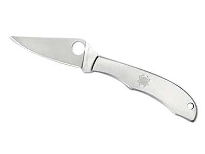 Spyderco 1.63" Pocket Knife 3Cr13MoV Blade Stainless Handle