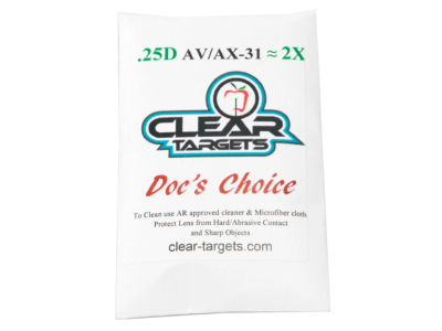 T.R.U. Ball Axcel AV41 Clear Target Doc's Choice Lens