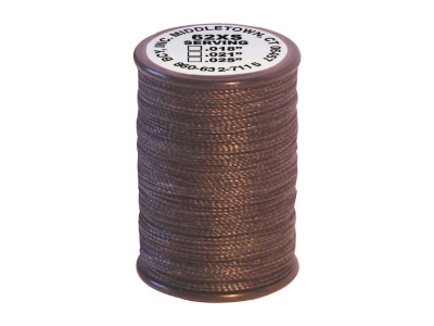 BCY 62XS Braided Center Serving Black .021 75 yds.