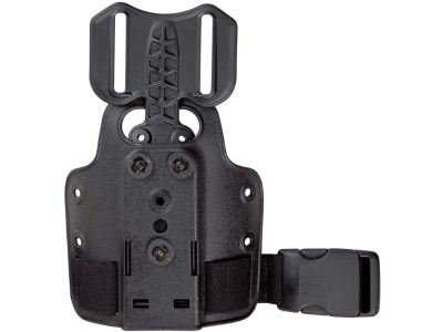 Safariland 6004 Single Strap Leg Shroud Black w/ Drop Flex Adaptor