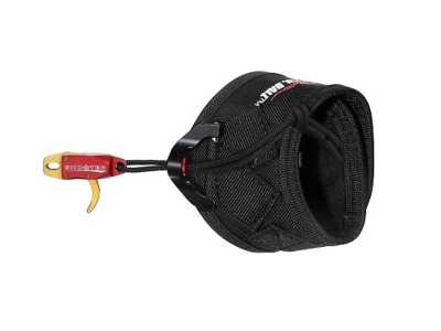 T.R.U. Ball Shooter Jr Youth Archery Release Aid Velcro Strap, Red