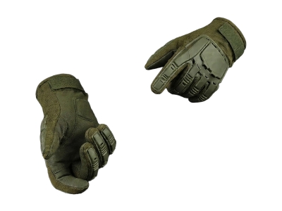 Air Raid Full Finger Medium Olive Drab Gloves