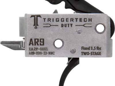 TriggerTech AR Duty Trigger, Black, 9mm Luger