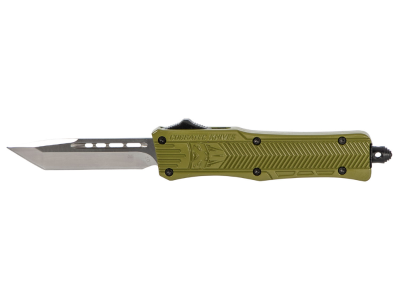 CobraTec 2.75" OTF Tanto D2 Blade OD Green Aluminum Handle