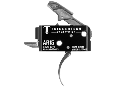 TriggerTech AR Competitive Trigger, Black/Silver