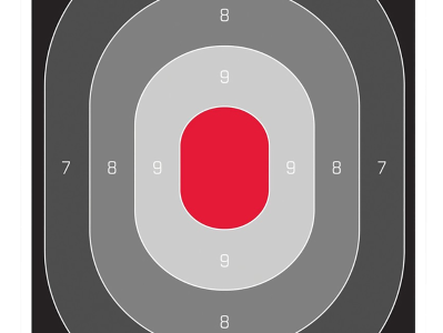 Birchwood  EZE-Scorer Silhouette Oval Target