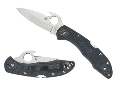 Spyderco 2.9" Steel Blade Black FRN Handle Emerson Opener Knife