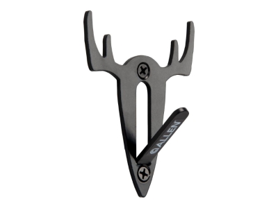 Allen Steel Trophy Wall Hook, 1/8" Thick, 2-Hooks Per Pack, Black