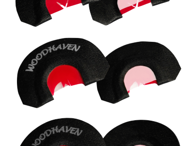 Woodhaven Red Ninja 3 Pack Turkey Call, Black
