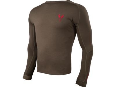 Badlands Pecora Lightweight Merino Crew MUD Small