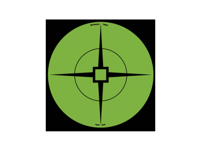 Birchwood  Target Spots, Green, 6"