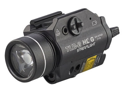 Streamlight TLR-2 HL G Gun Light Black Anodized 1,000 Lumens White LED Green Laser