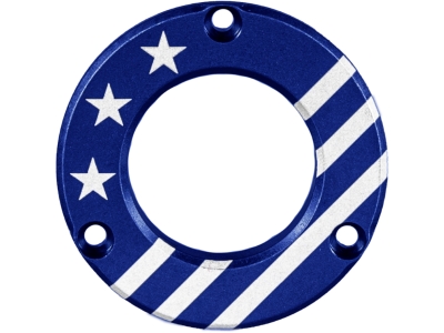 Axcel Driver Hubcap w/Engraving, Blue