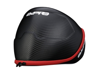 Empire Universal Goggle Case  Black with Red Zipper C4, Black/Red