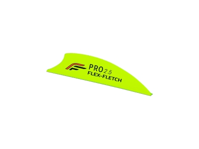 Flex-Fletch Pro 2.5 Vanes Blaze, Yellow, 36 count