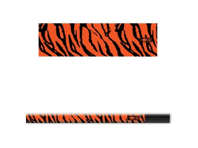 Bohning Blazer Arrow Wraps Orange Tiger 4 in. 13 pk., Black/Orange