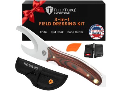 FieldTorq Pakkawood, Ambidextrous, Fixed Blade