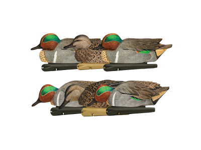 Avian-X Topflight Green-Winged Teal Floating Decoy, 6 Pack