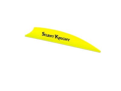 Flex-Fletch Silent Knight Hunting and 3D Vane, Yellow, 36 count