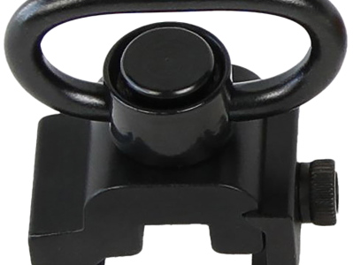 Bulldog Deluxe QD Rail Mount Push Button Swivel 1.25"
