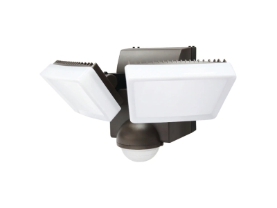 IQ America Battery-Powered Motion Security Flood Light LED, Bronze