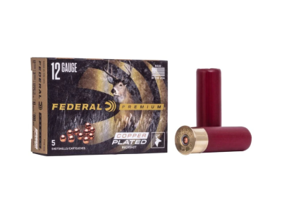 Federal Buckshot Shotshell Loads, 12 Gauge, 5