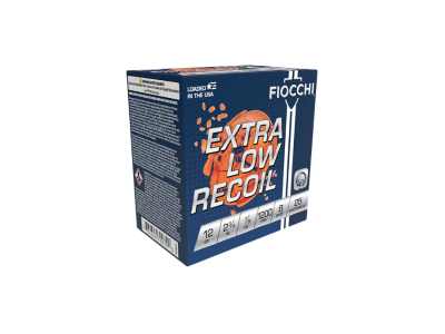 Fiocchi Exacta Target Low Recoil Trainer Shotshell Loads, 12 Gauge, 25