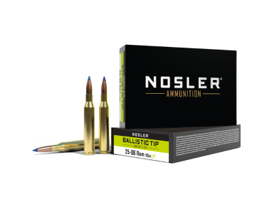 Nosler Ballistic Tip Rifle Rounds, .25-06 Remington, 20