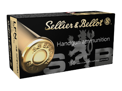 Sellier & Bellot Centerfire Handgun Cartridges, .38 Special, 50
