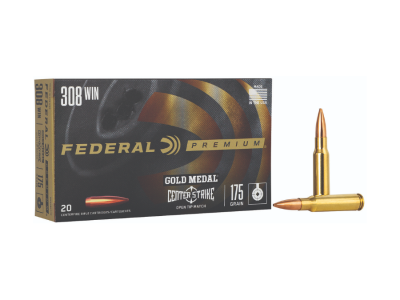 Federal Gold Medal CenterStrike Rifle Cartridges, .308 Winchester, 20