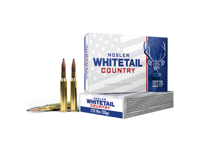 Nosler Whitetail Country Rifle Rounds, .270 Winchester, 20