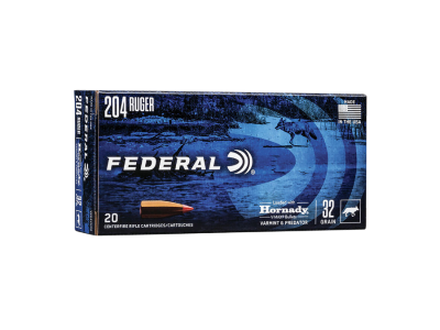 Federal Varmint & Predator Centerfire Rifle Cartridges, .204 Ruger