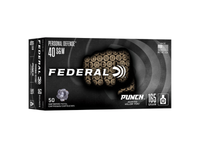 Federal Personal Defense Punch Handgun Cartridges, .40 S&W, 50