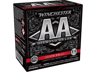 Winchester AA Diamond Grade Elite Trap, 12 Gauge, 25