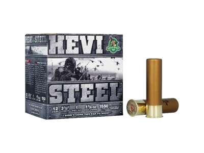 Hevi-Shot HS65001 HEVI-Steel 12Gauge 3.50" 1 3/8oz 1Shot, 12 Gauge, 25