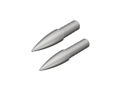 Gold Tip Glue In Point - Accu Point .246 12 point, 12 Count