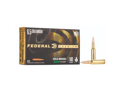 Federal Gold Medal Rifle Cartridges, 6.5 Creedmoor, 20