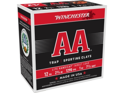 Winchester AA Lite Handicap Target, 12 Gauge, 25